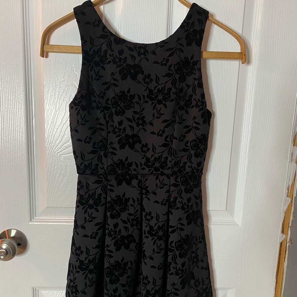 Black Velvet Cocktail Dress